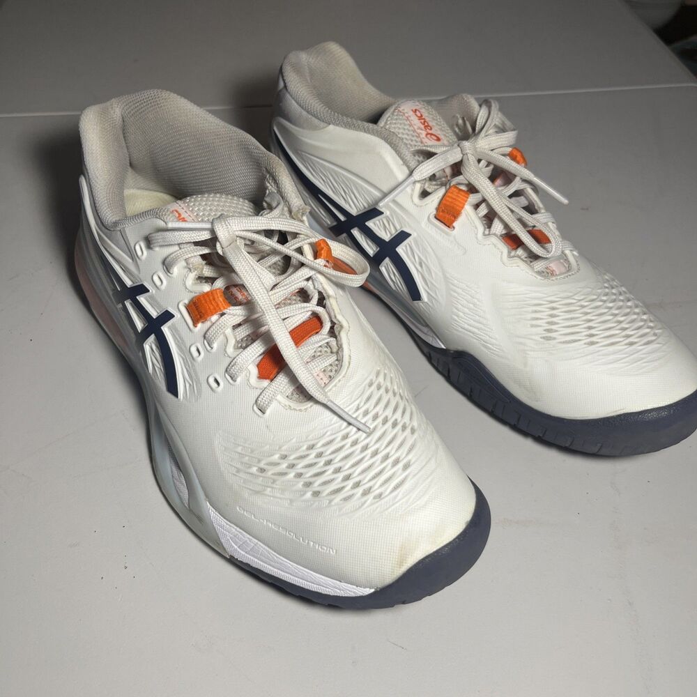 Asics Gel-Resolution X 1041A481-110 Sneaker Mens 8 White Tennis Shoes Ebay2891